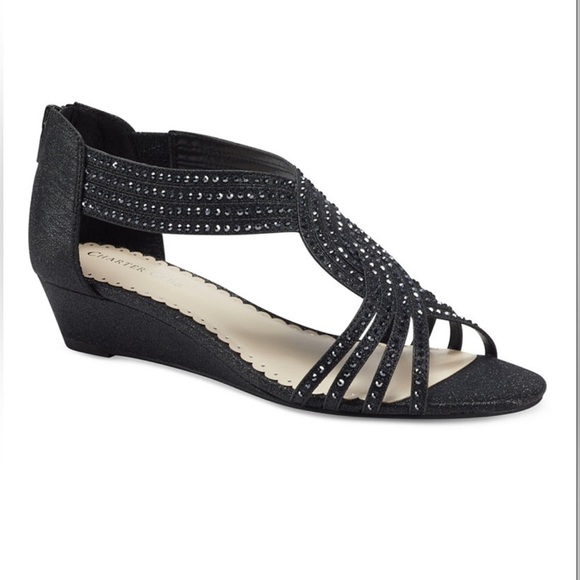 Ginifur Wedge Sandals, - Picture 1 of 8